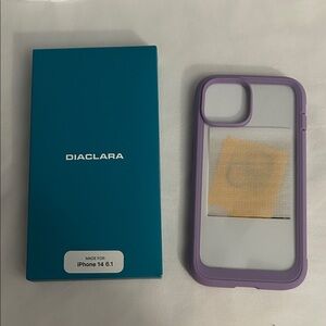 Purple Phone Case for iPhone 14 16.1